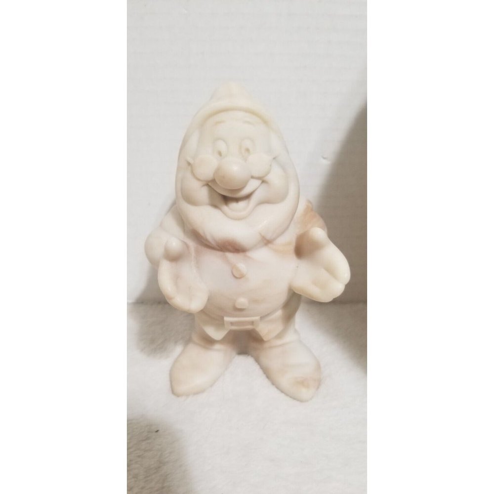 Disney Snow White and the 7 Dwarfs DOC Cameonyx Marble Figurine 5.5" VTG